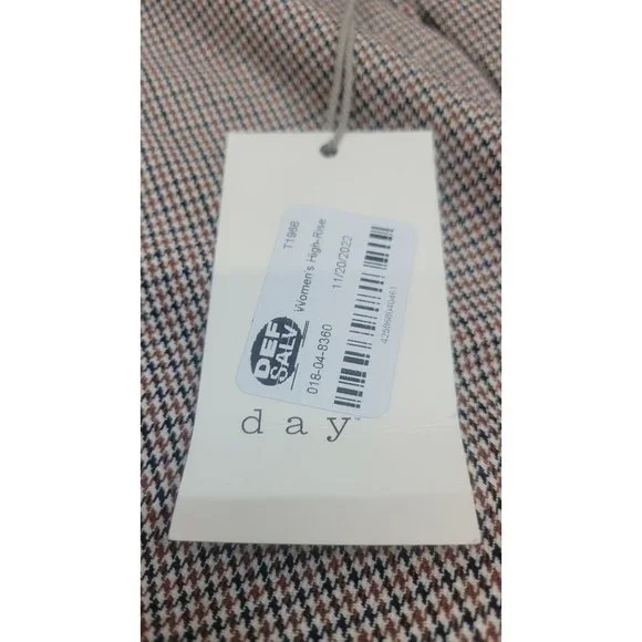 Women's High-Rise Relaxed Fit Tapered Ankle Trousers - A New Day Brown 4 - Picture 8 of 9